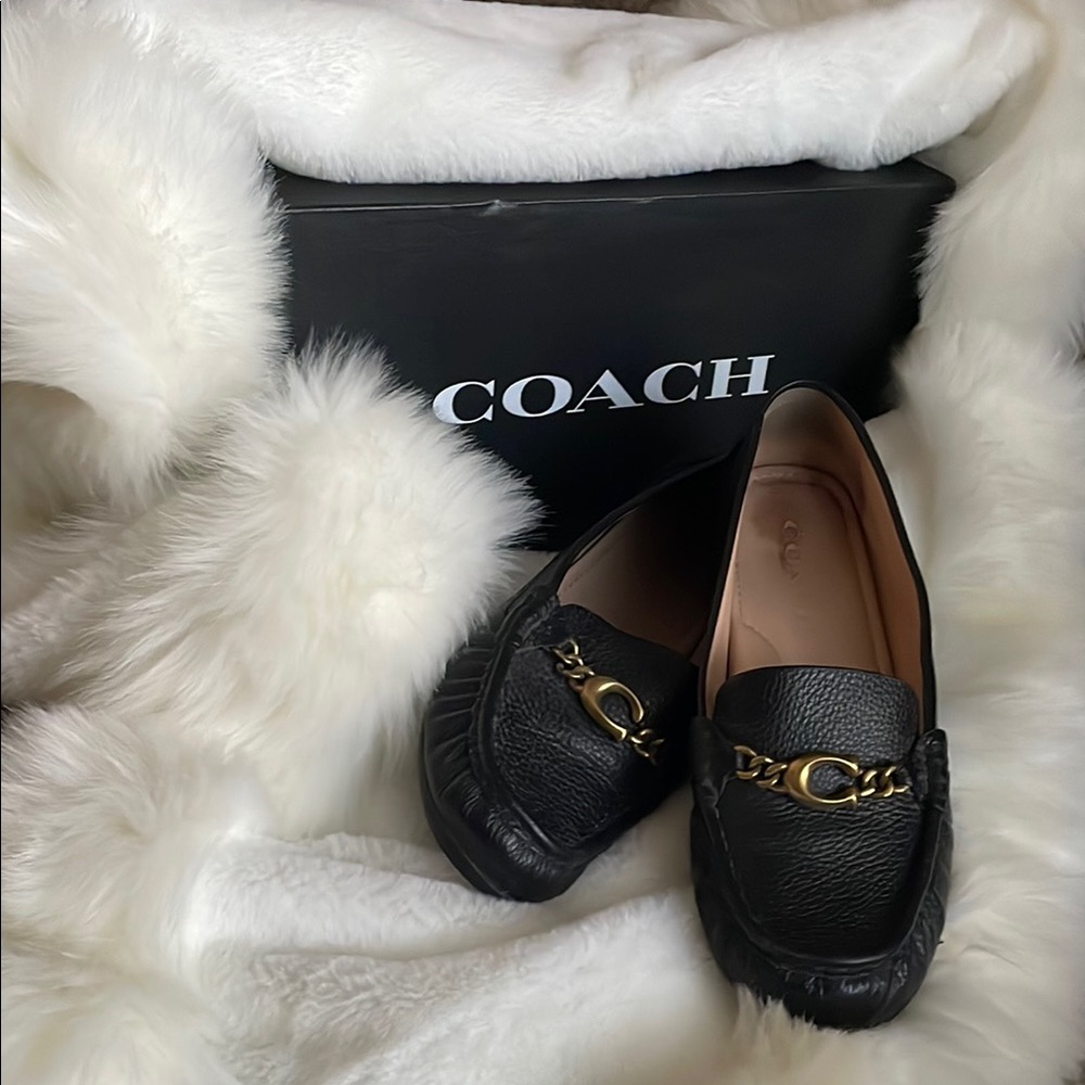 Coach Women's Black Loafers